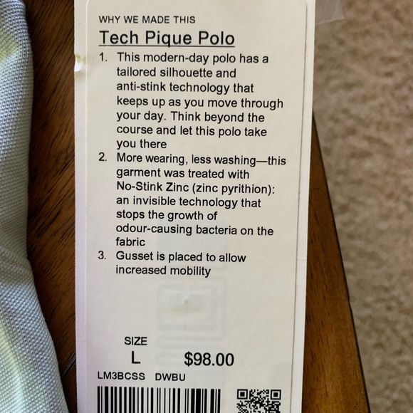 Lululemon Tech Pique Polo - Picture 4 of 4